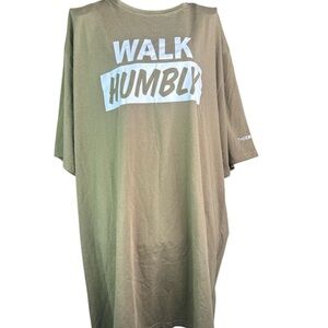 Green Short Sleeve Tee Casual Cotton